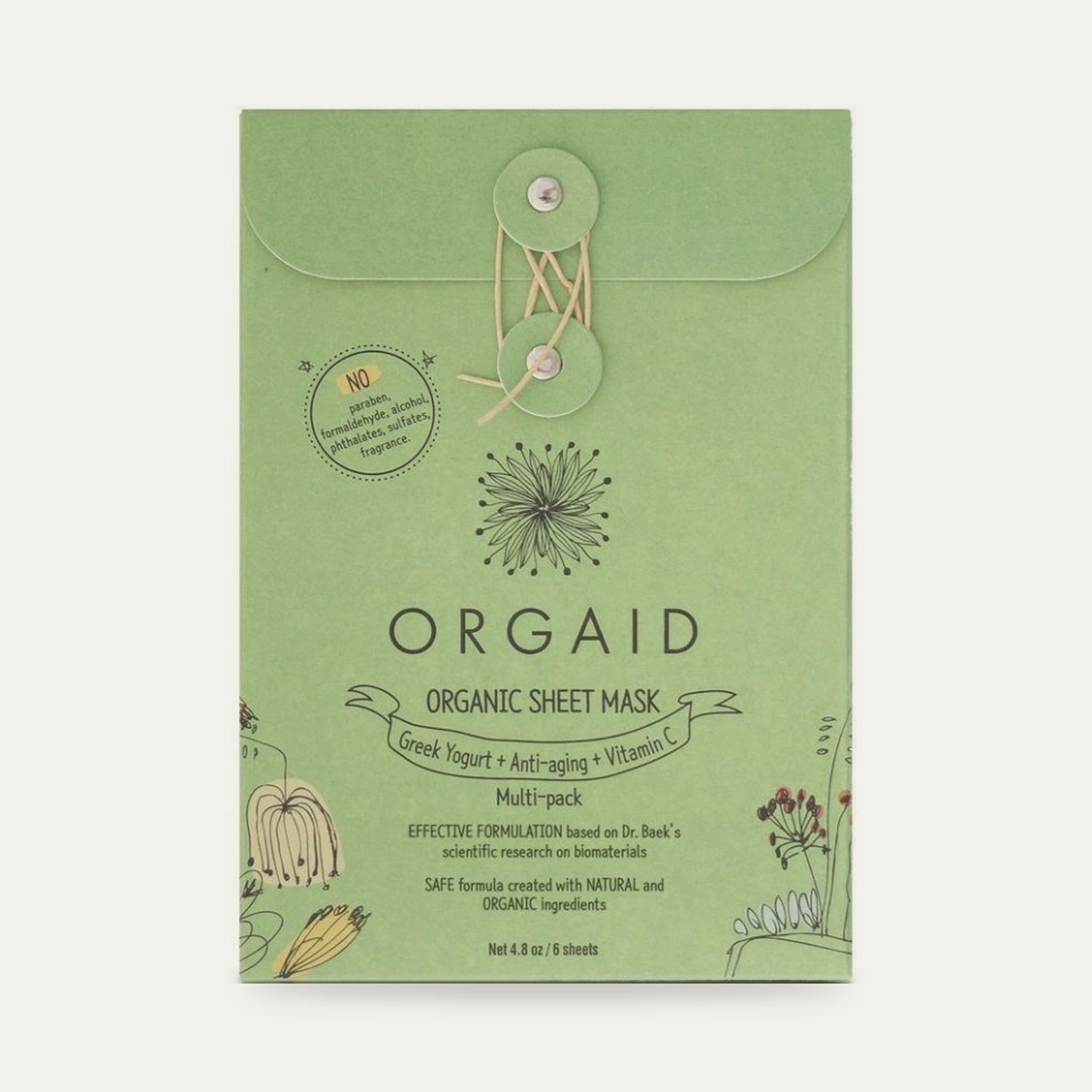 Orgaid Multi-Pack Sheet Masks