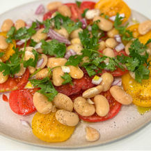Recipe: Tomato Butter Bean Salad