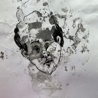 distraught portraits Strayer