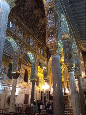 golden reflections Cappella Palatina