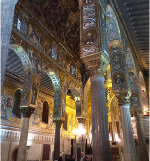 golden reflections Cappella Palatina