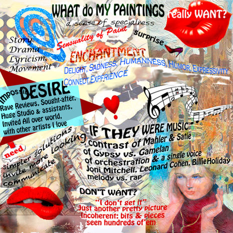vision-board illustration What My Paintings Want by Janet Strayer