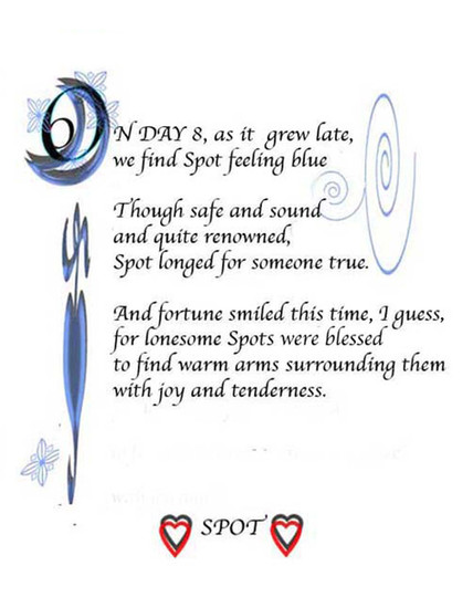 Day 8 rhymed text Run Spot Run