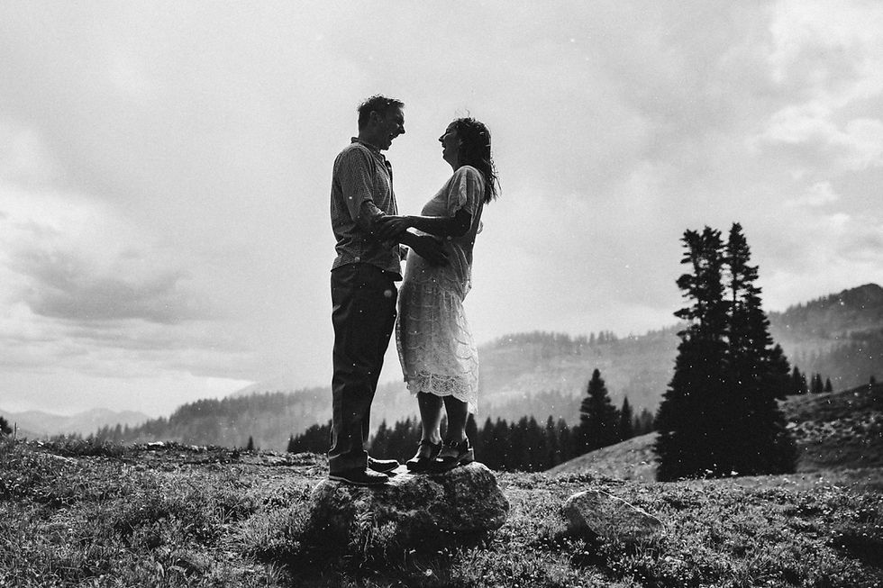 Engagement Photos in the Rain
