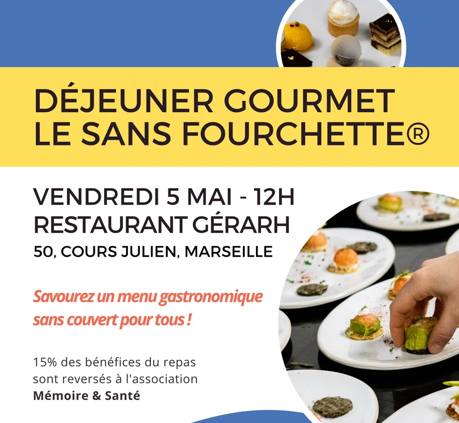 Affiche : DEJEUNER GOURMET - LE SANS FOURCHETTE ®