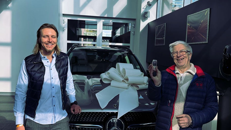 Surprise for Dad on His 76th Birthday