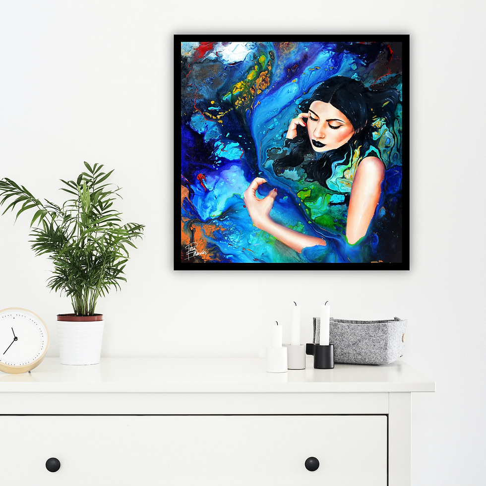 Thumbnail: Nirvana Framed Print