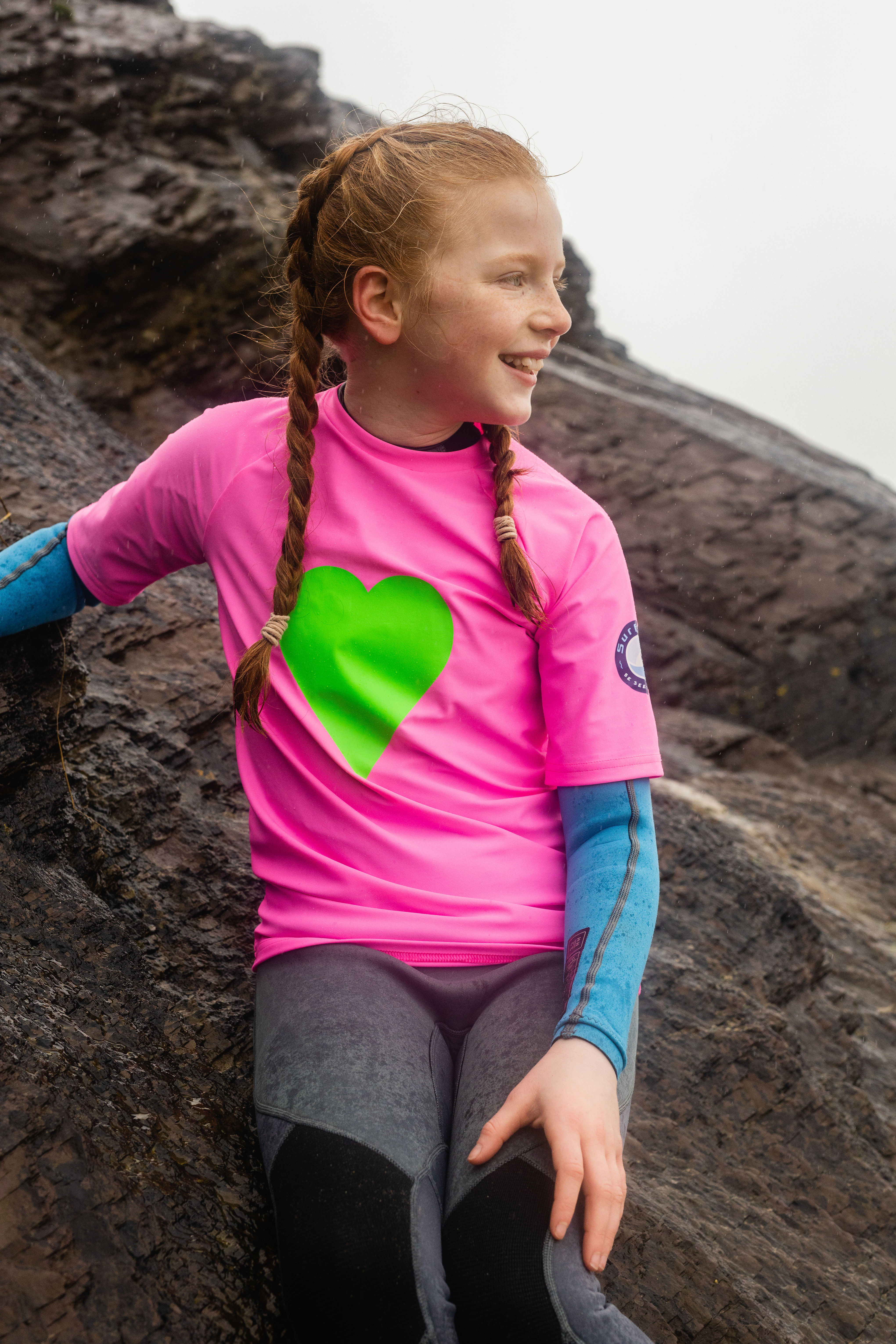 Pink with green heart, from £26.00