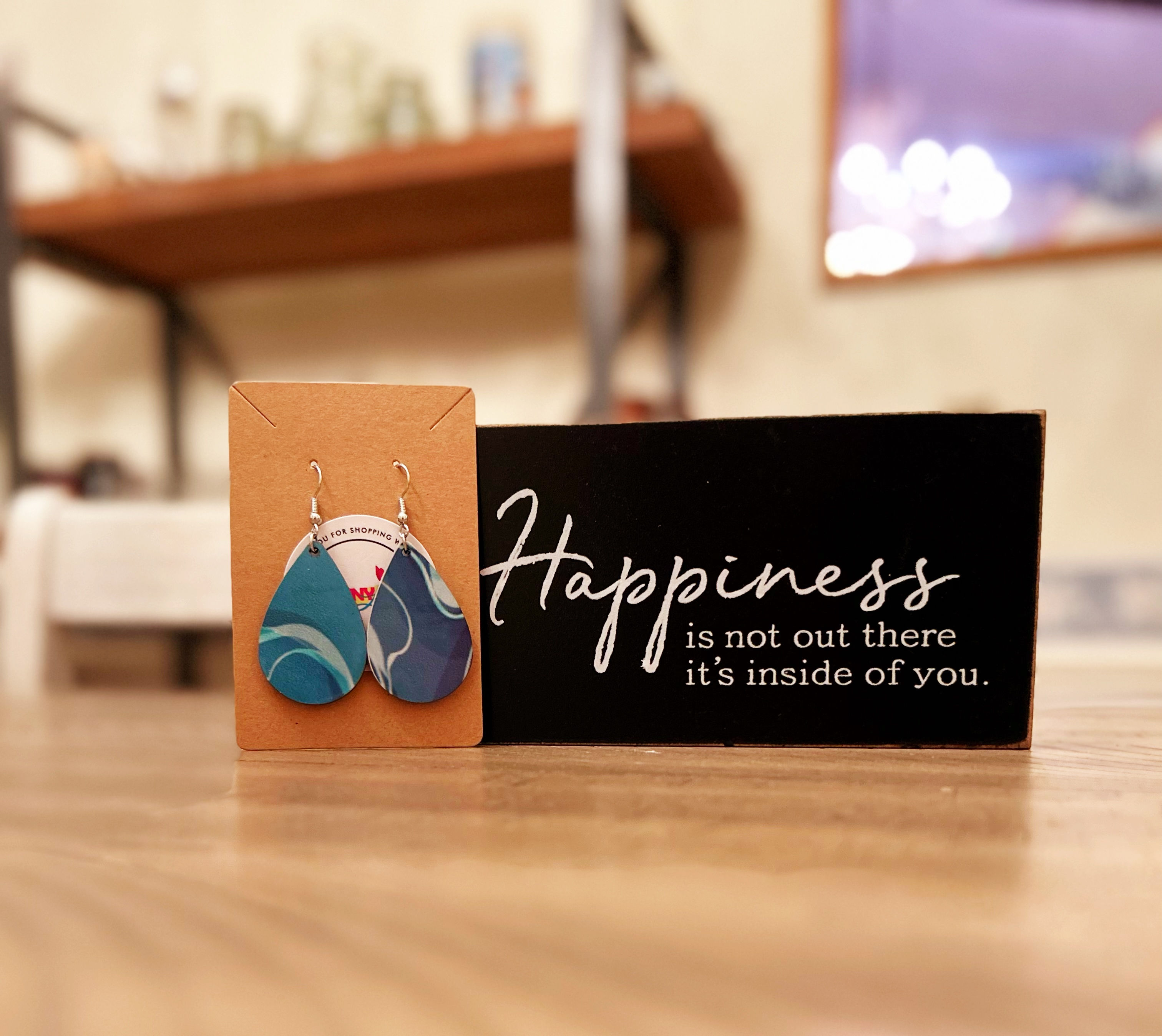 Tear Drop Earring - St. Bart's Waves