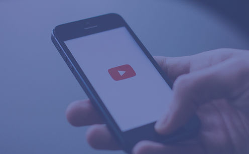 Youtube logo on phone image