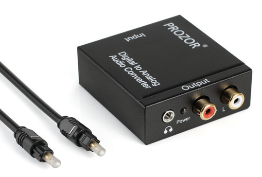 Thumbnail: PROZOR DAC Digital SPDIF Toslink to Analog Stereo