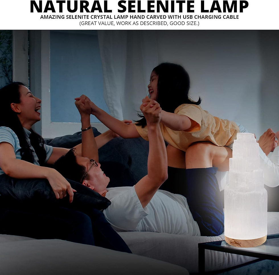 Thumbnail: Moroccan Selenite Crystal Lamp