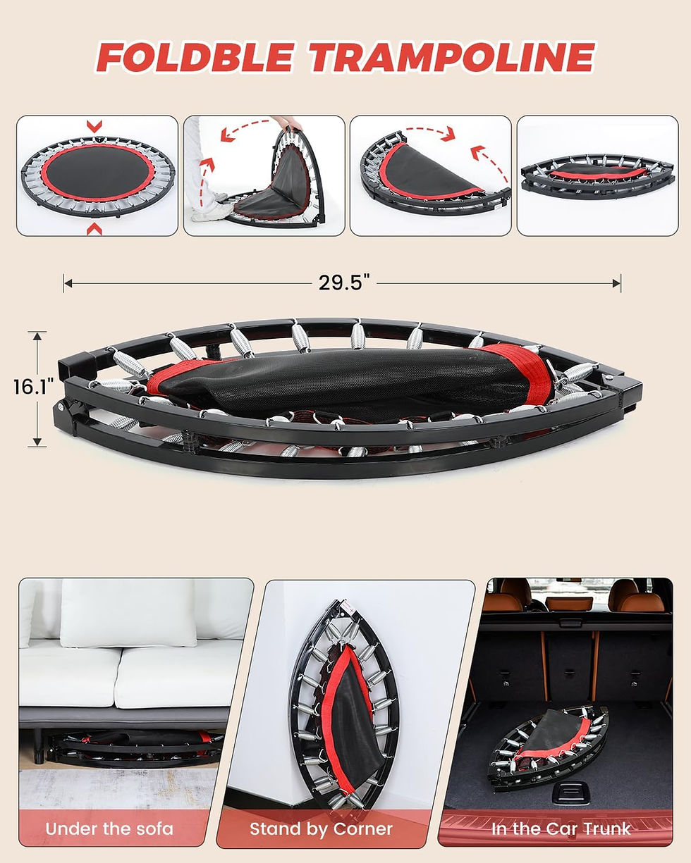 Thumbnail: Rebounder Trampoline  40"/48" Foldable