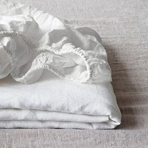 Thumbnail:  Linen Fitted Sheet King Size 14 Inch Deep Pocket Mattress