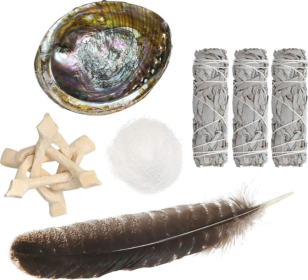 Thumbnail: White Sage Smudge Kit  with Abalone Shell