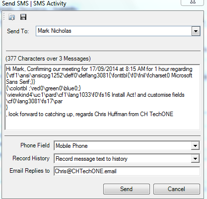 SMS4Act! Font Issue