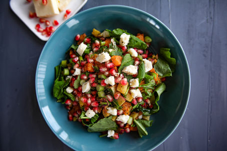 Pomegranate and Sweet Potato Salad – Narlı Tatlı Patates Salatası