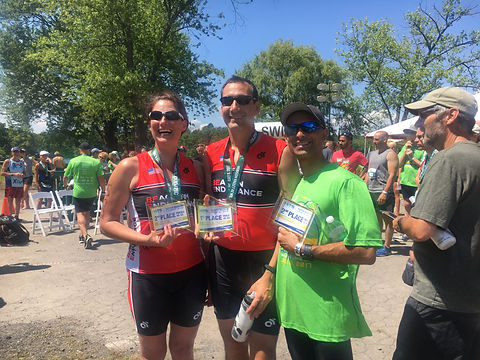 Teammates take home hardware at HITS William Lake Triathlon