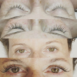 Extension one to one su ciglia corte