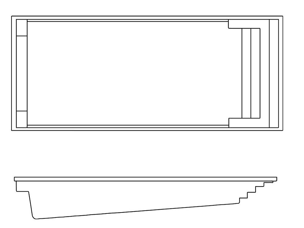 Thumbnail: Fiberglass Pool - Manie 14'x30'