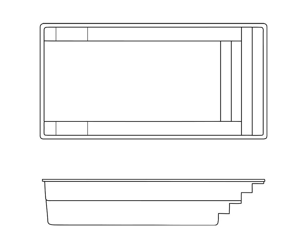 Thumbnail: Fiberglass Pool - South Carolina 10'x20'