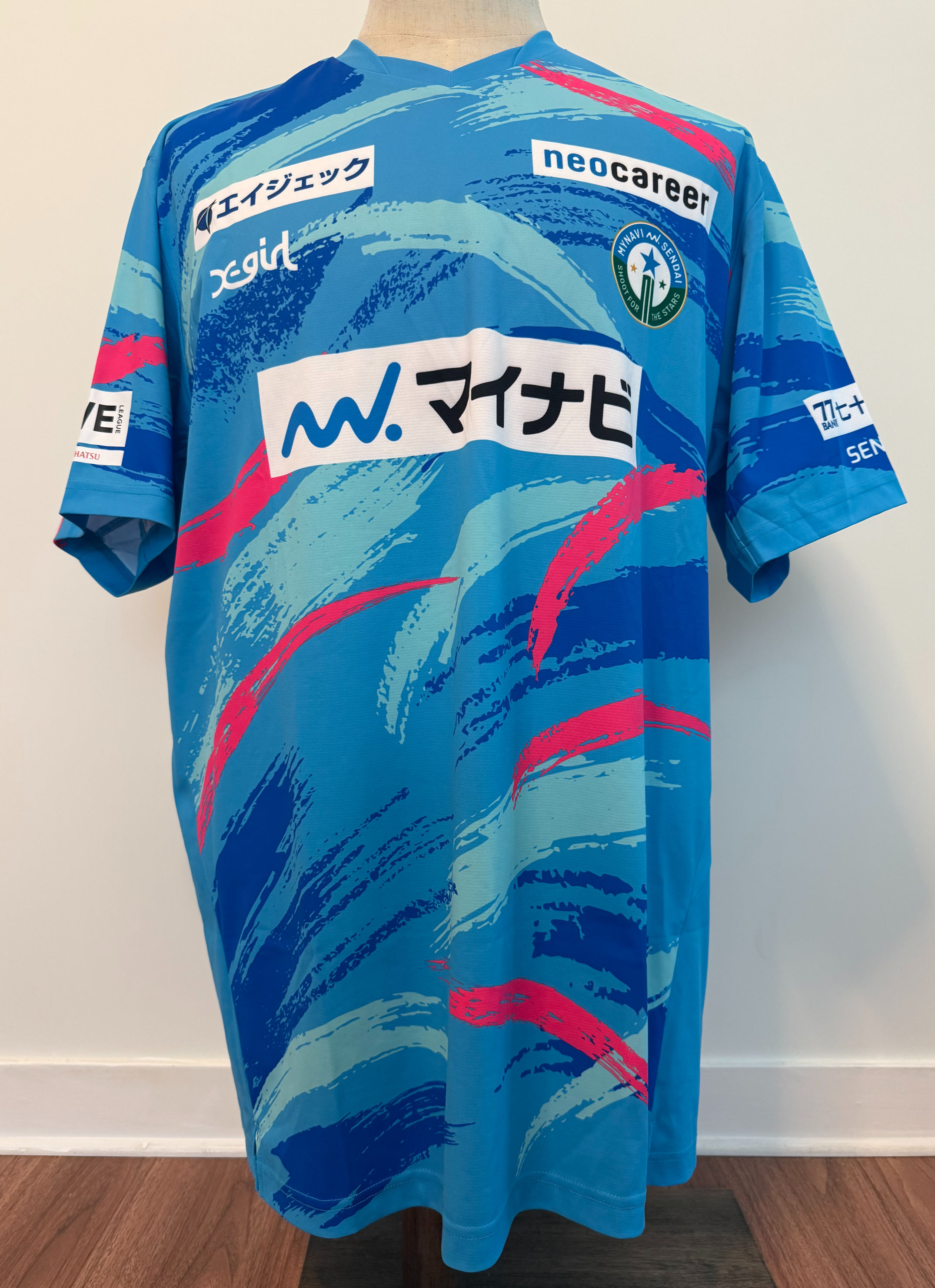 2023-24 Mynavi 仙台女子隊 主場球衣 (無字) (Size 5XL) (中古)