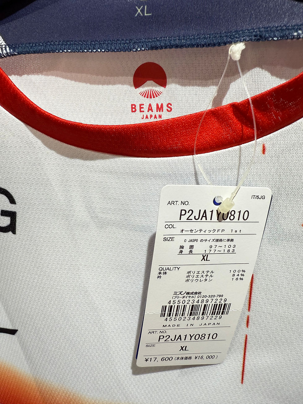 縮圖：2021 名古屋鯨魚 主場球衣 紀念版 (無字) (Size XL)