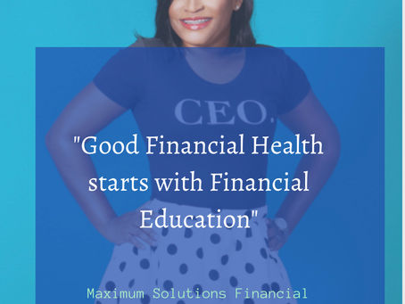Stay in charge of your Financial health!