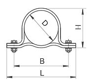 скоба С1-60, С1-65, С1-70, С1-75, С1-80, С1-85, С1-90, С1-95