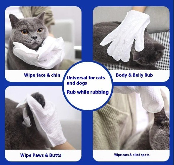 Miniatura: Pet Bath-Free Cleaning Gloves