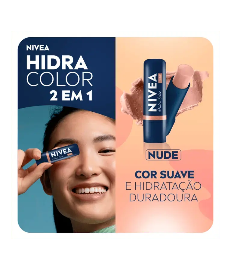 Miniatura: HIDRATANTE LABIAL 2 EM1 NIVEA CHIAMPAGNE NUDE