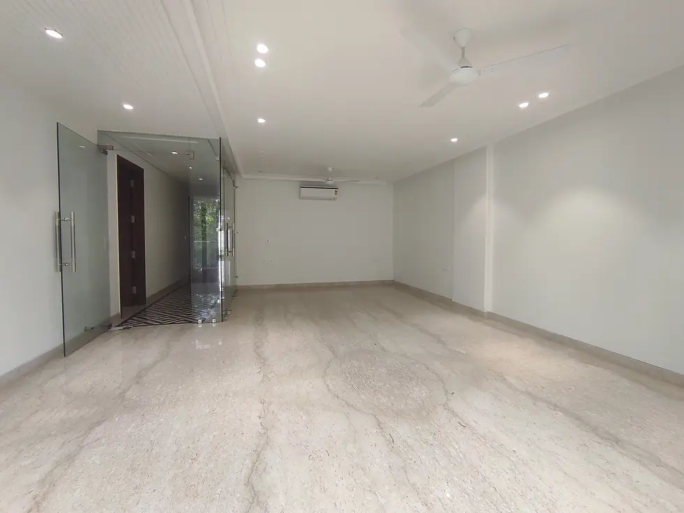 Builder Floor 3 BHK + Study Vasant Vihar for Lease