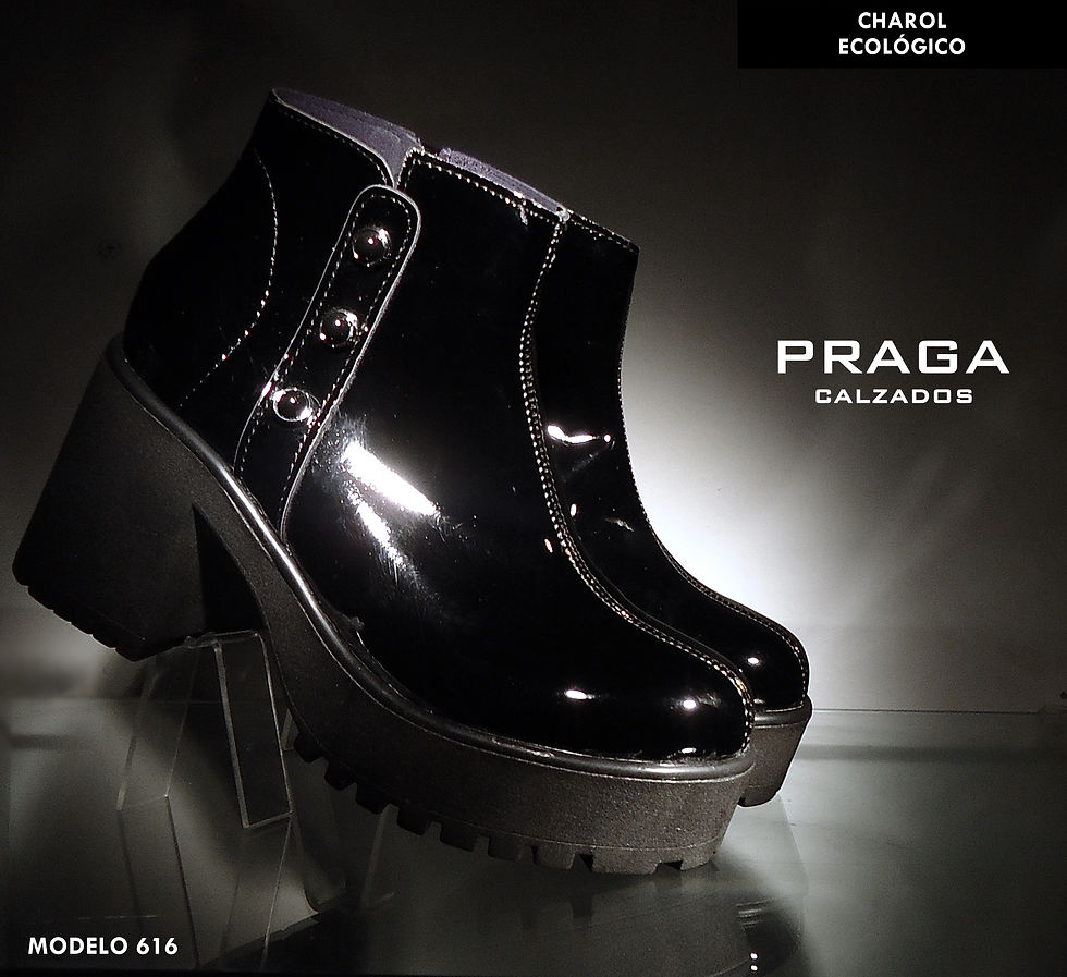 BOTINETA DE CUERO ECOLÓGICO