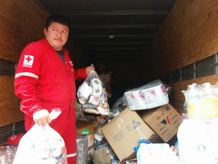 Ayuda humanitaria a nuestros hermanos afectados por los sismos.