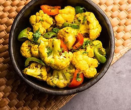 Cauliflower with Peas & Carrot