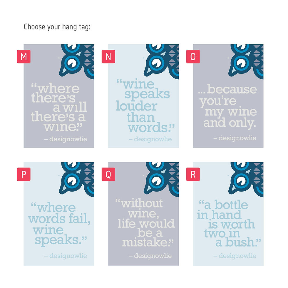 Thumbnail: Gift Bag Bergamot hang tag options 2