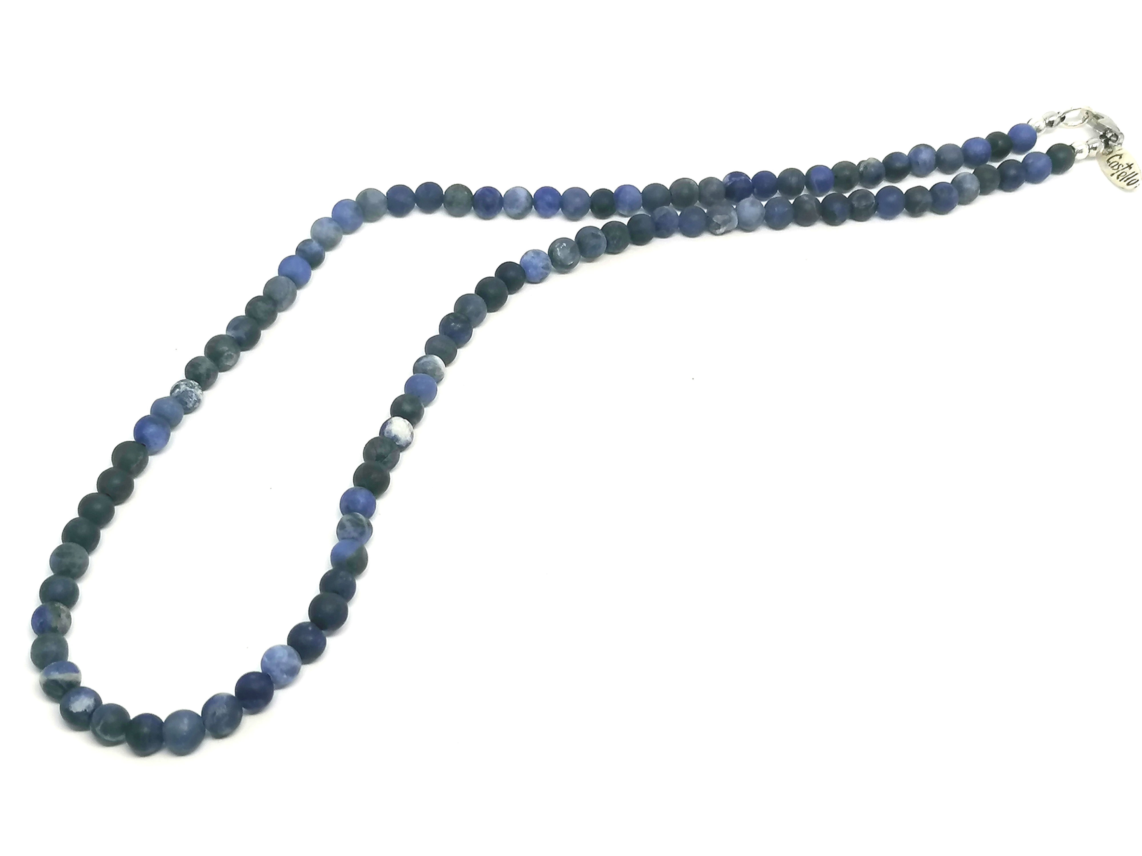 Beaded Sodalite beaded necklace Castello