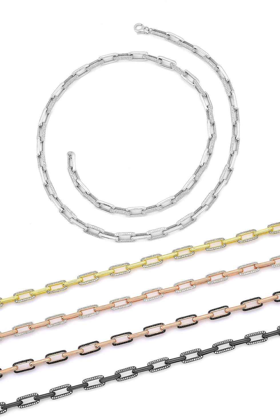 Glamour silver necklace,925 sterling silver chain necklace,womans necklace