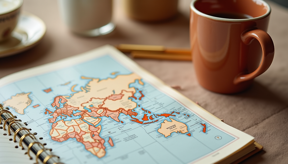 Roteiros turísticos: destinos nacionais e internacionais