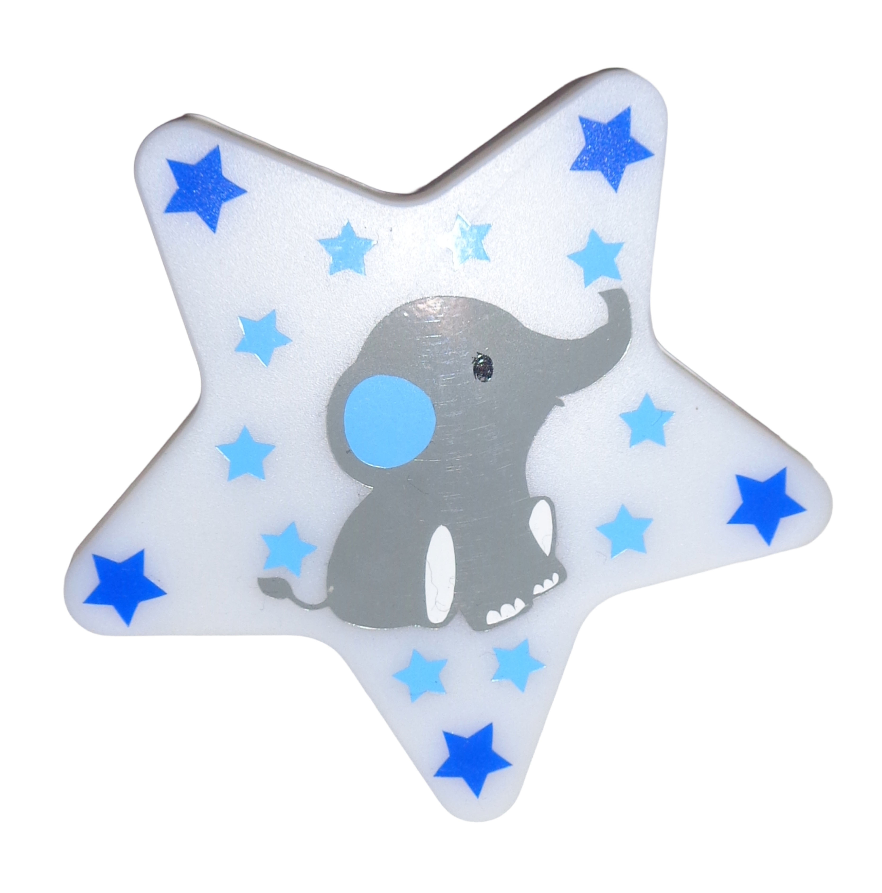 Nachtlicht für die Steckdose (Elefant und Sternen)