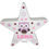 Miniaturbild: LED Stern Nachtlicht 12 cm mit Eule und Sternen