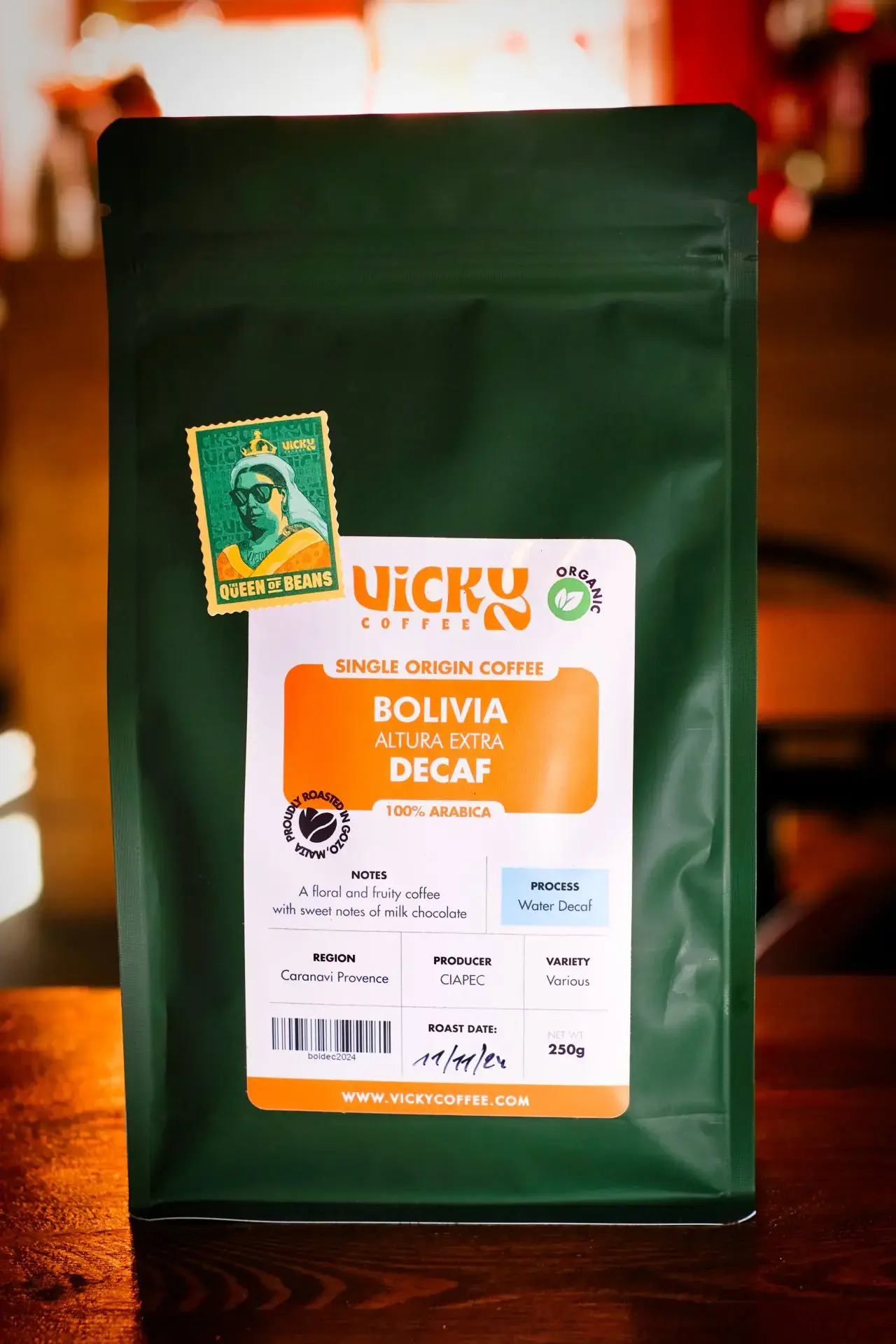 Decaf Altura Extra, Bolivia