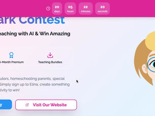 The Elina Spark Contest is a global call for early childhood educators, tutors, and homeschooling parents to design an engaging, child-centered lesson plan using Elina’s AI planning tools. Enter by August 31,