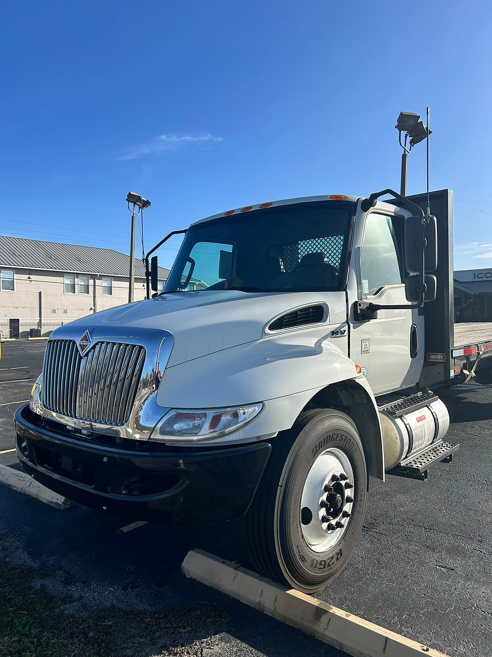 Thumbnail: 2021 International 26' Flat Bed NON-CDL