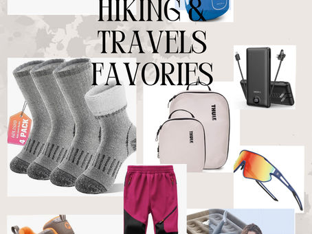 Favorite Hiking and Travel Items