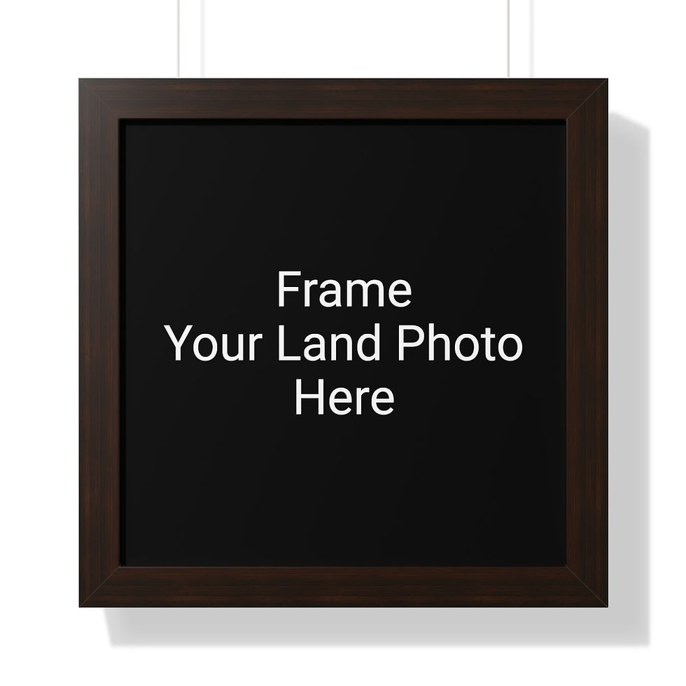 Thumbnail: Framed -Email Your Land Photo