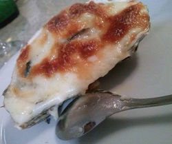 Ostra gratinada