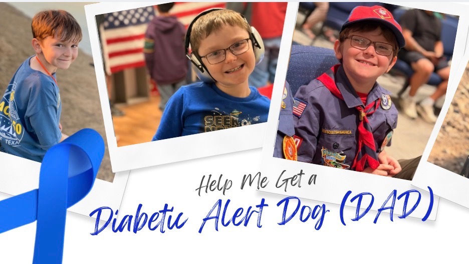 Supporting Cub Scout Ryker's Journey to Fundraise for a Life-Changing Medical Alert Dog