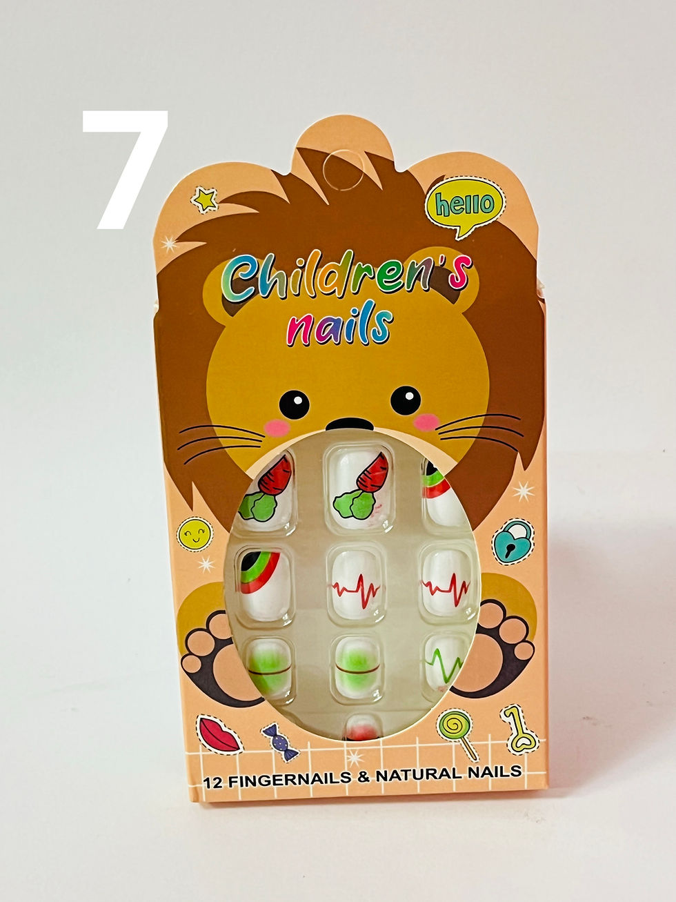 Miniatura: Uñas press on - infantil