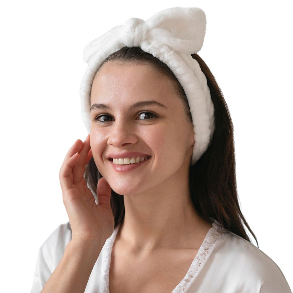 Miniatura: Vincha de skincare + muñequeras 